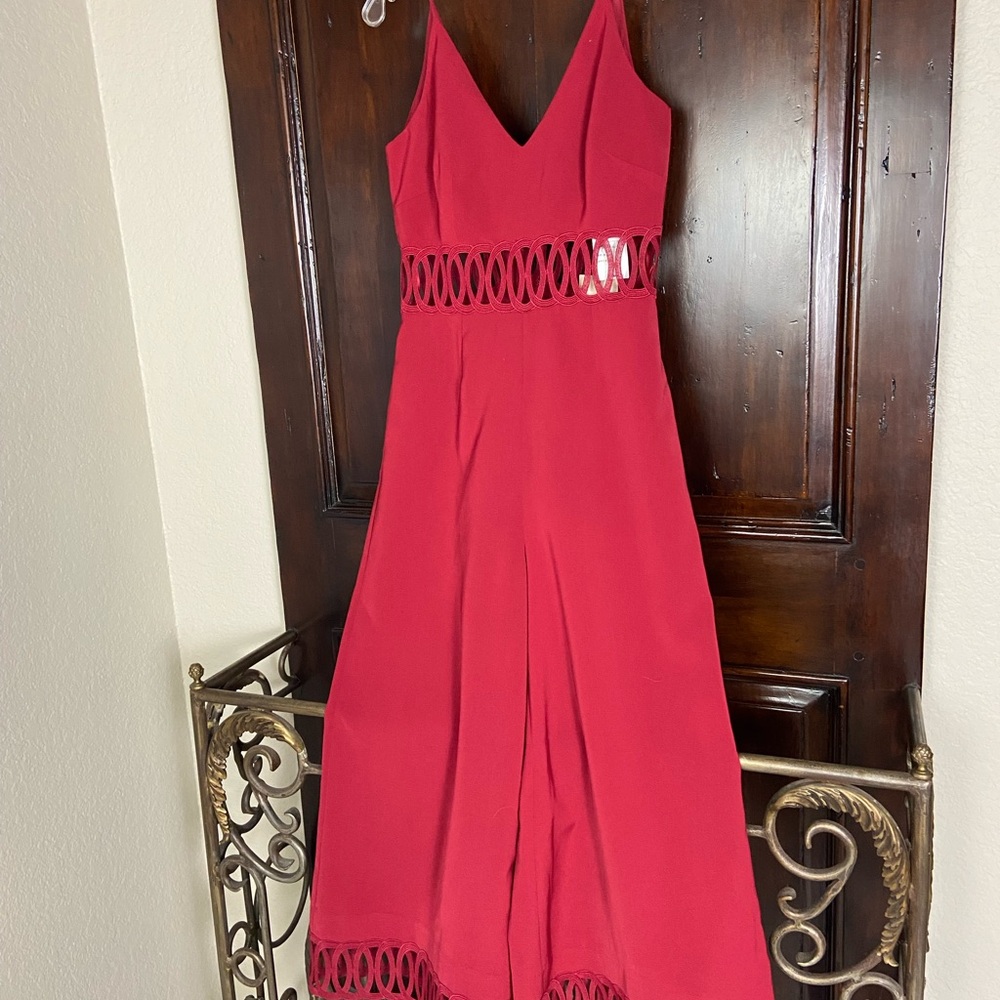 Keepsake the Label Red Jumpsuit Size Small - Picture 2 of 10